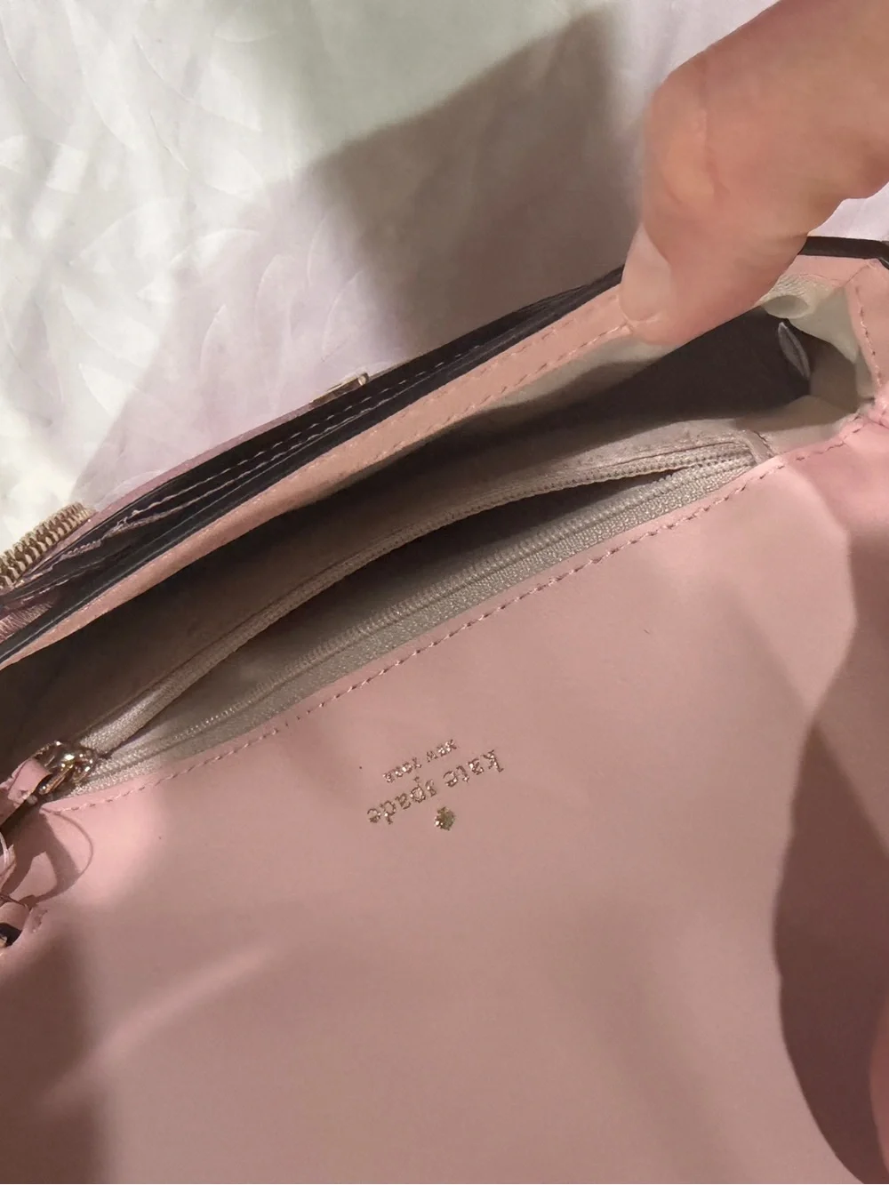 kate spade Glitter Pink Metallic Crossbody Bag